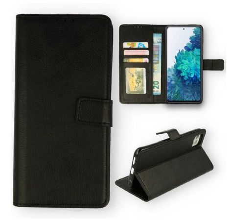  	iPhone 15 Plus - A-Quality Bookcase Zwart 